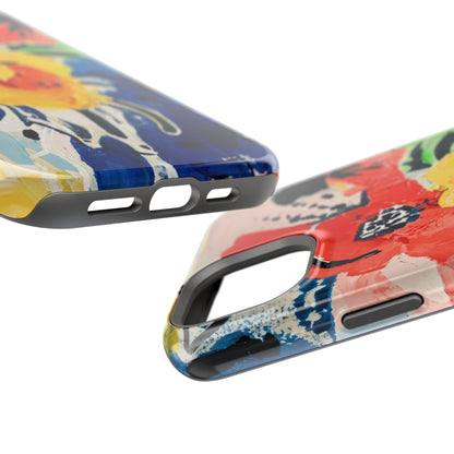 Abstract Flora Magnetic Phone Case