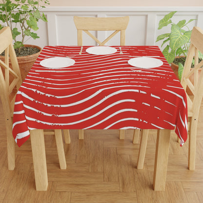 Scarlet Tide Tablecloth
