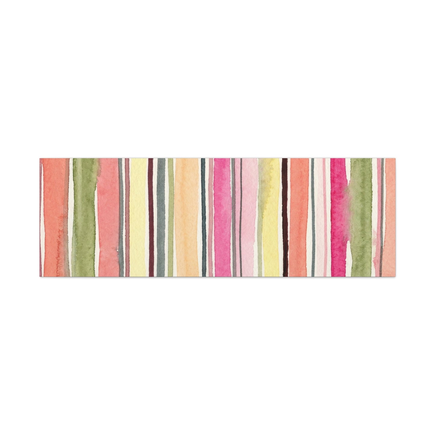 Summer Stripe Stretched Canvas Wall Art