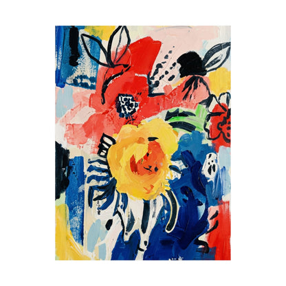 Abstract Flora Art Poster