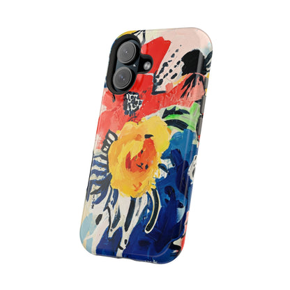 Abstract Flora Magnetic Phone Case