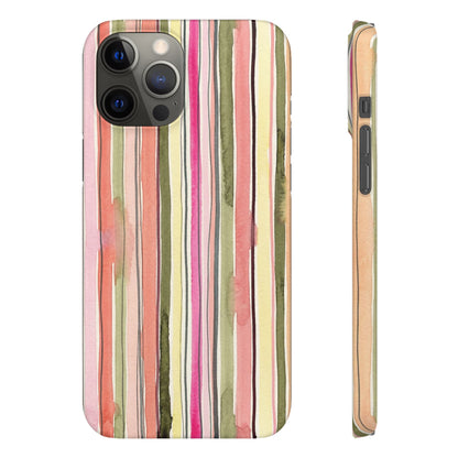 Summer Stripe Snap Phone Case