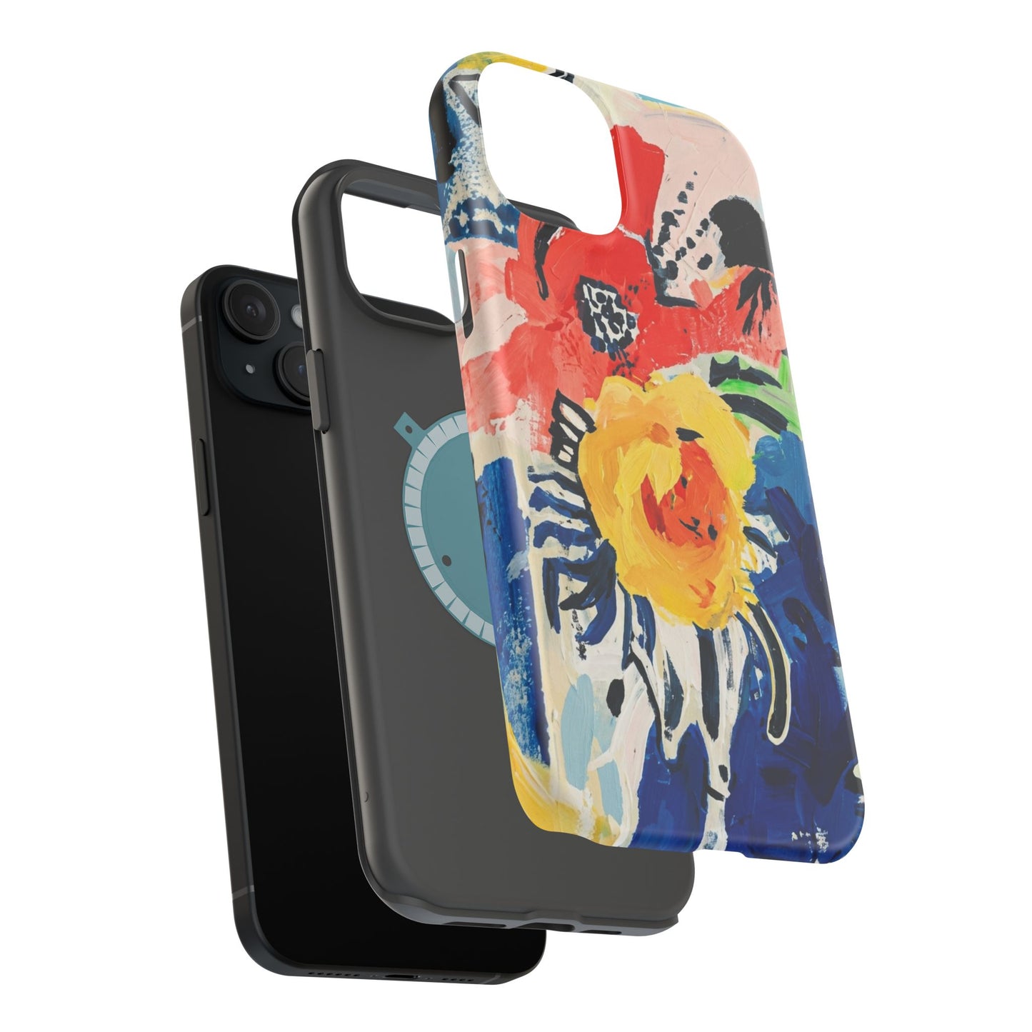 Abstract Flora Magnetic Phone Case