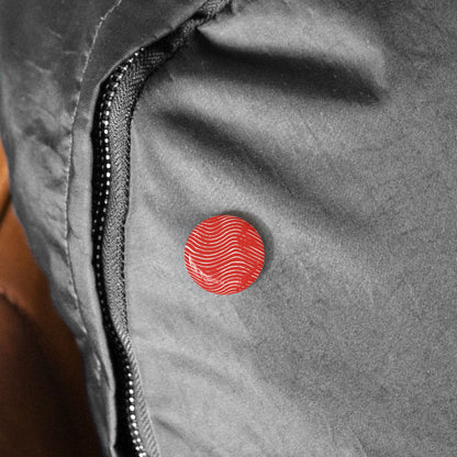 Scarlet Tide Round Pins