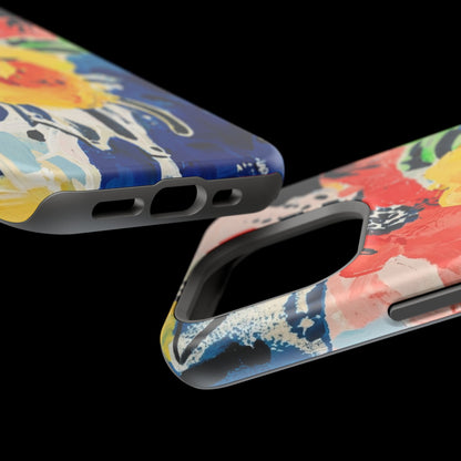 Abstract Flora Magnetic Phone Case