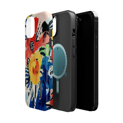 Abstract Flora Magnetic Phone Case