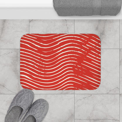 Scarlet Tide Bath Mat