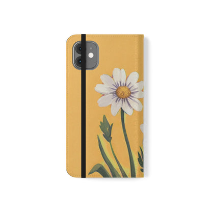 Spring Daisies Vegan Leather Flip Case