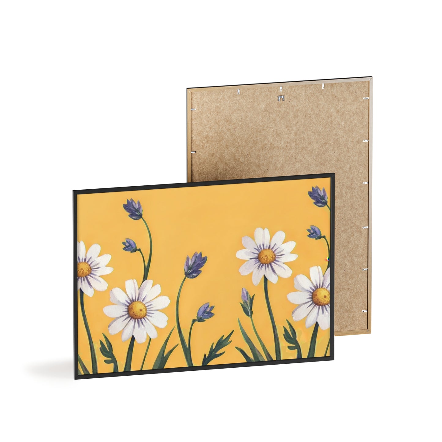 Spring Daisies Wood Framed Posters