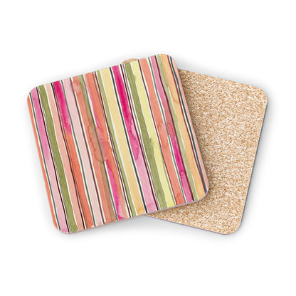 Summer Stripe Coasters