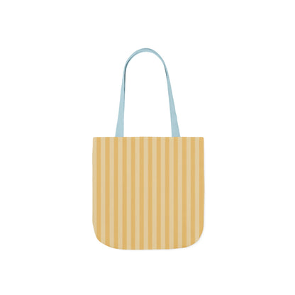 Buttercup Stripe Tote Bag with 5-Color Straps