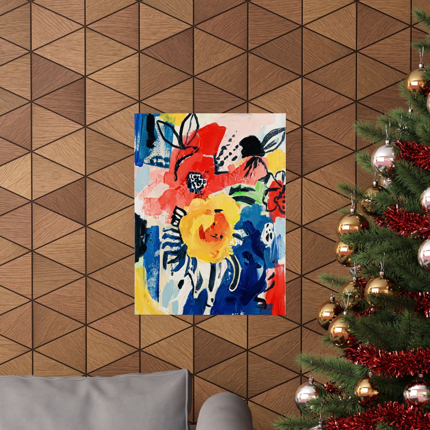 Abstract Flora Art Poster