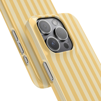 Buttercup Stripe Snap Phone Case