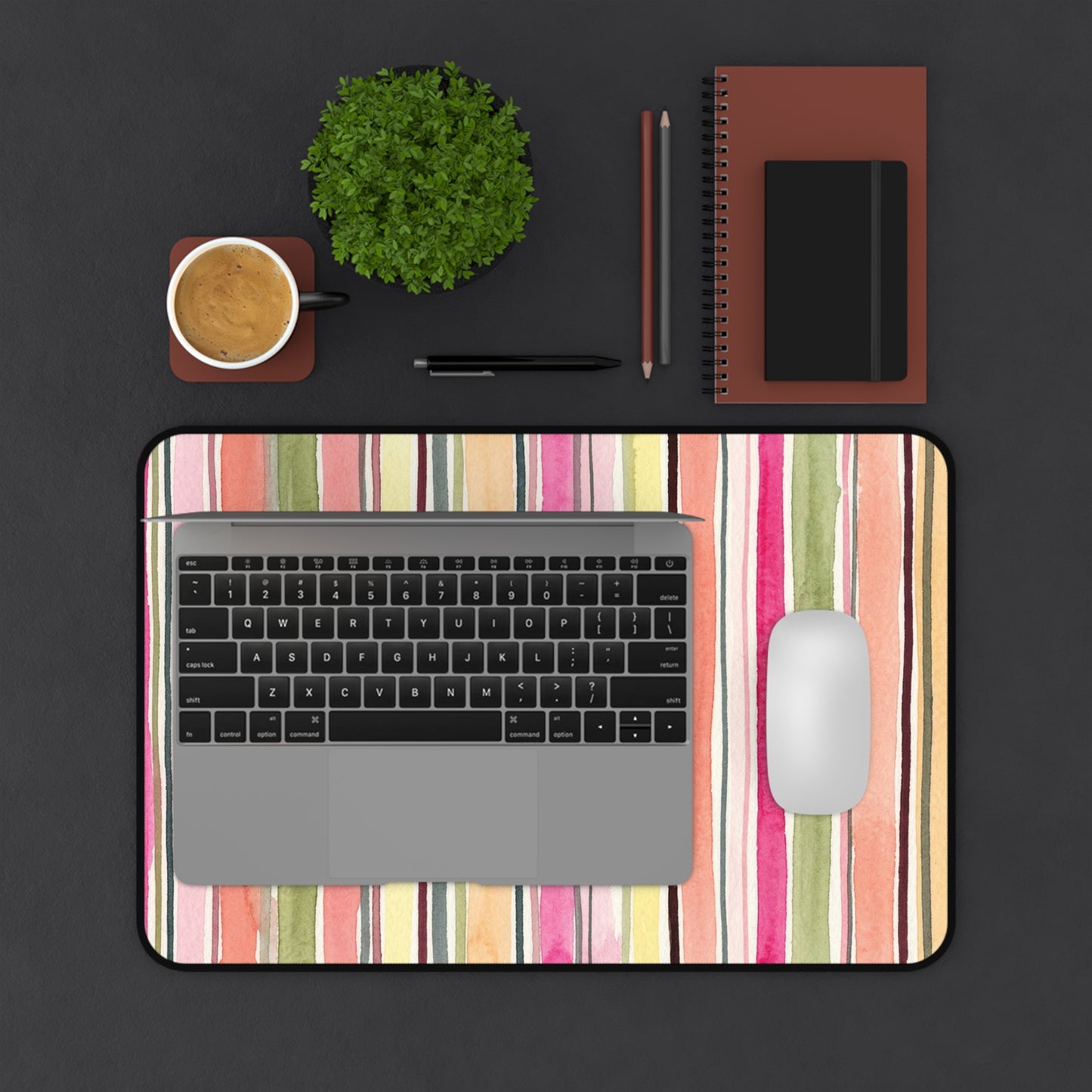 Summer Stripe Desk Mat