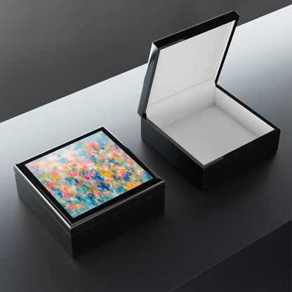 Chromatic Meadow Jewelry Box