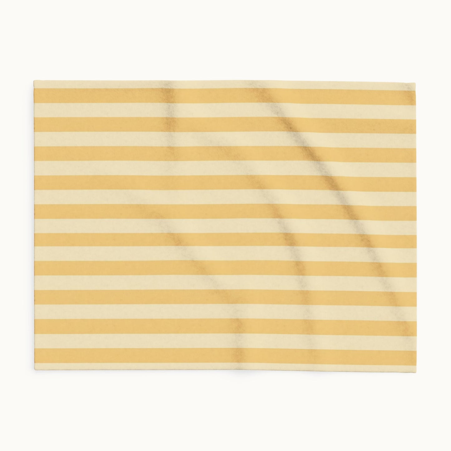 Buttercup Stripe Arctic Fleece Blanket
