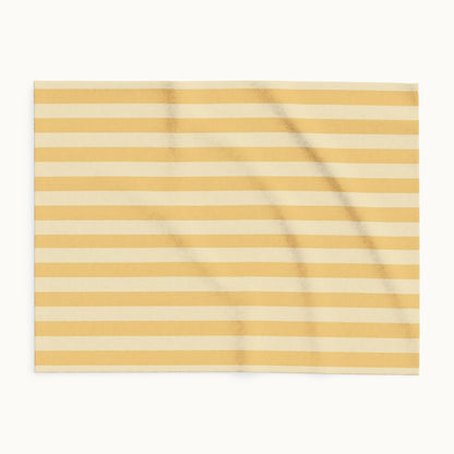 Buttercup Stripe Arctic Fleece Blanket