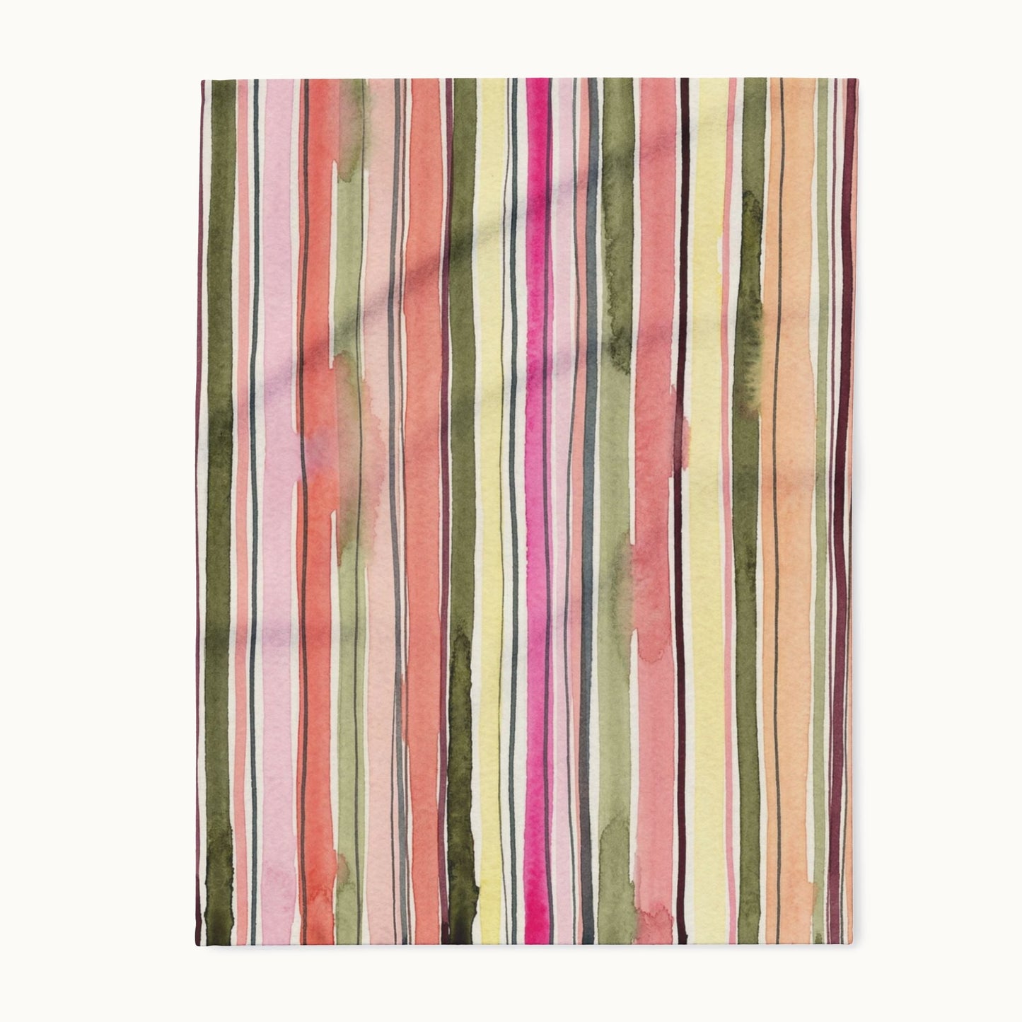Summer Stripe Arctic Fleece Blanket
