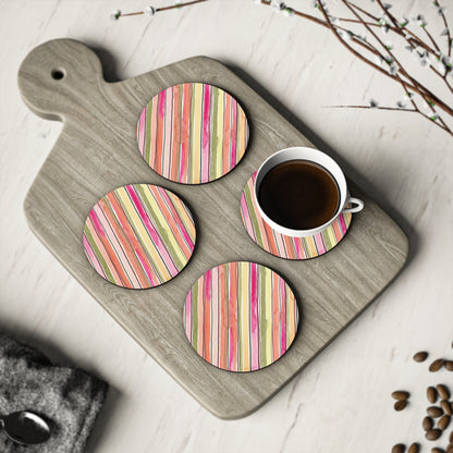Summer Stripe Coasters