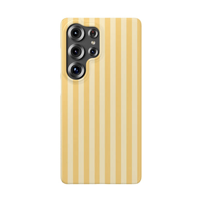 Buttercup Stripe Snap Phone Case