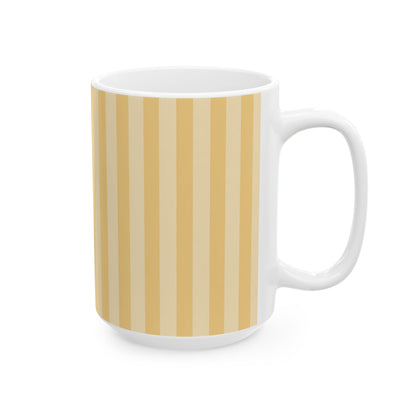 Buttercup Stripe Ceramic Mug