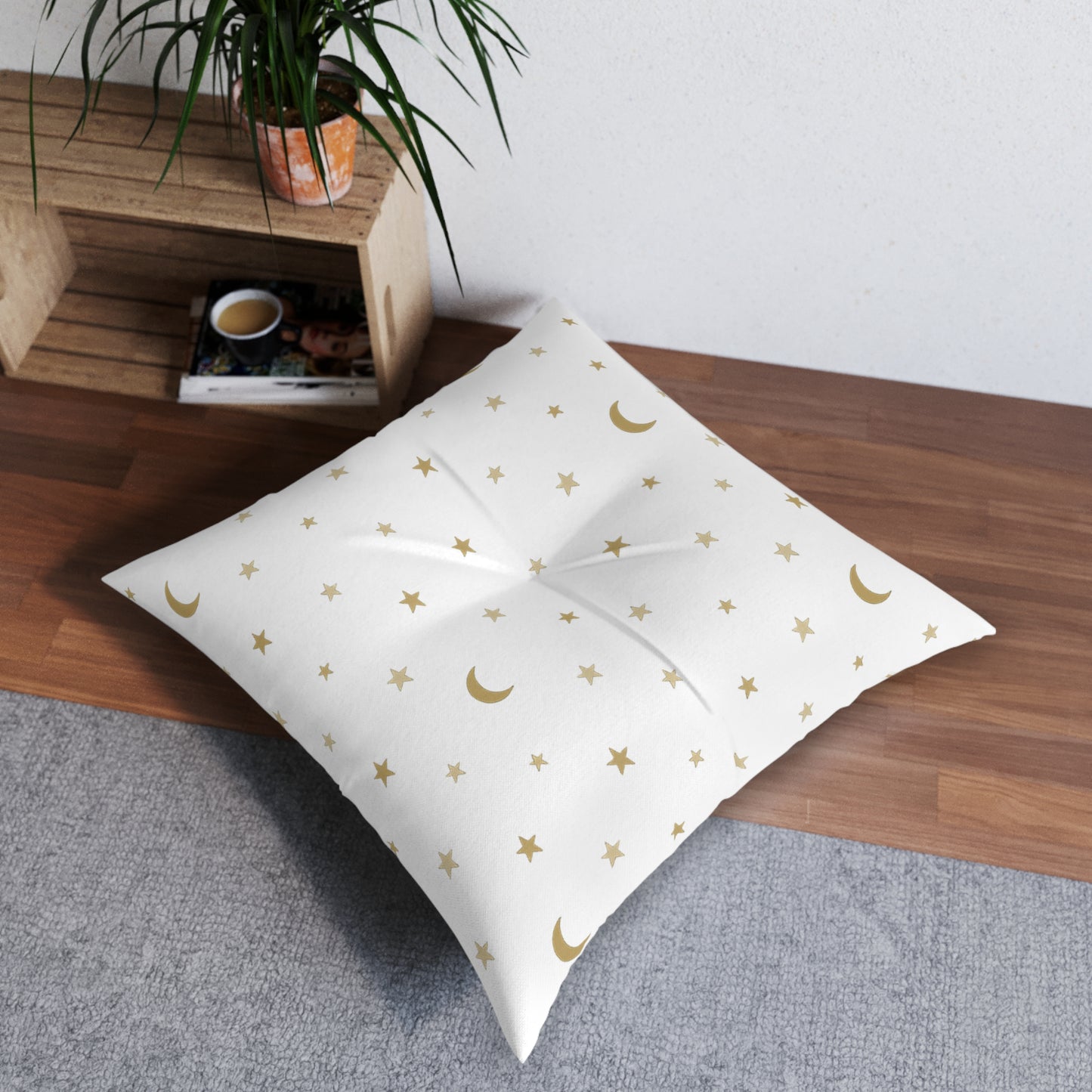 Square Tufted Floor Pillow