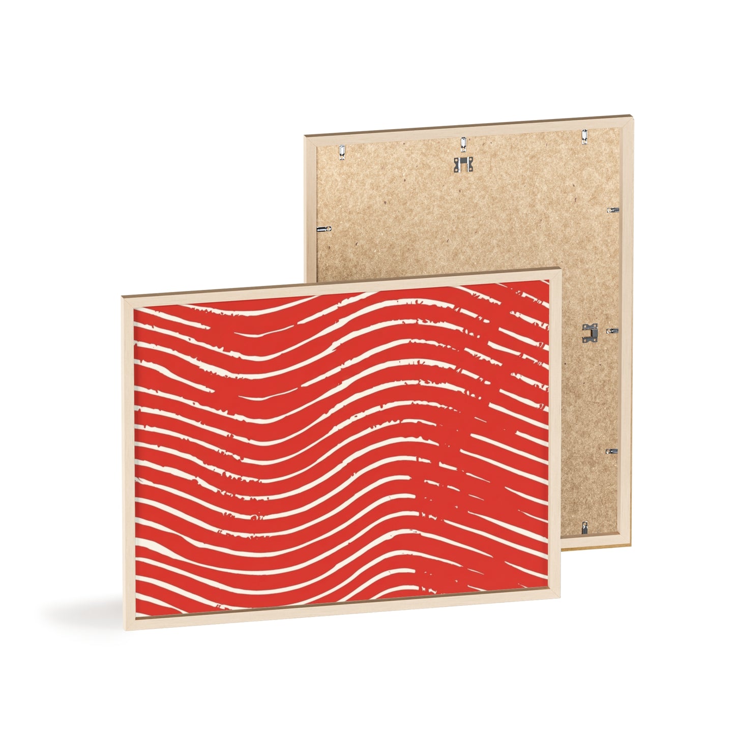 Scarlet Tide Wood Framed Posters