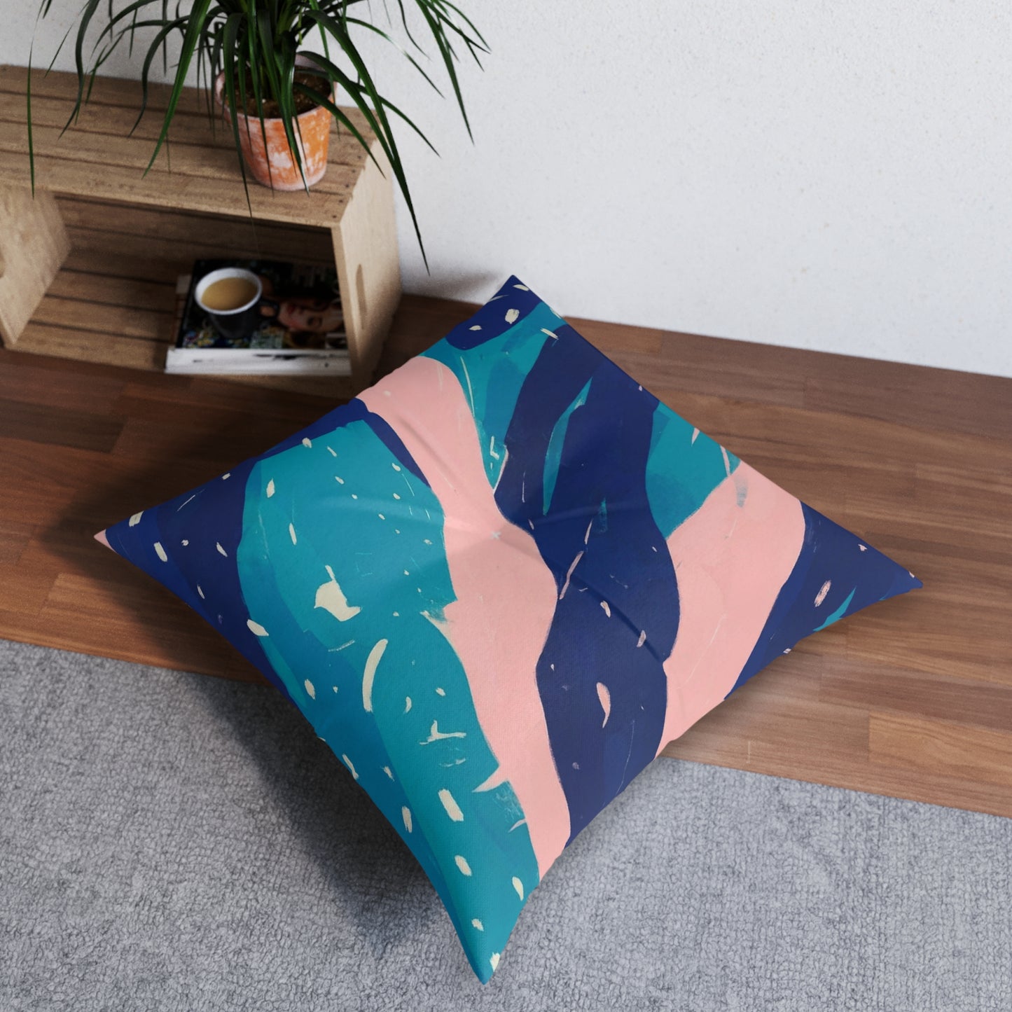 Square Tufted Floor Pillow