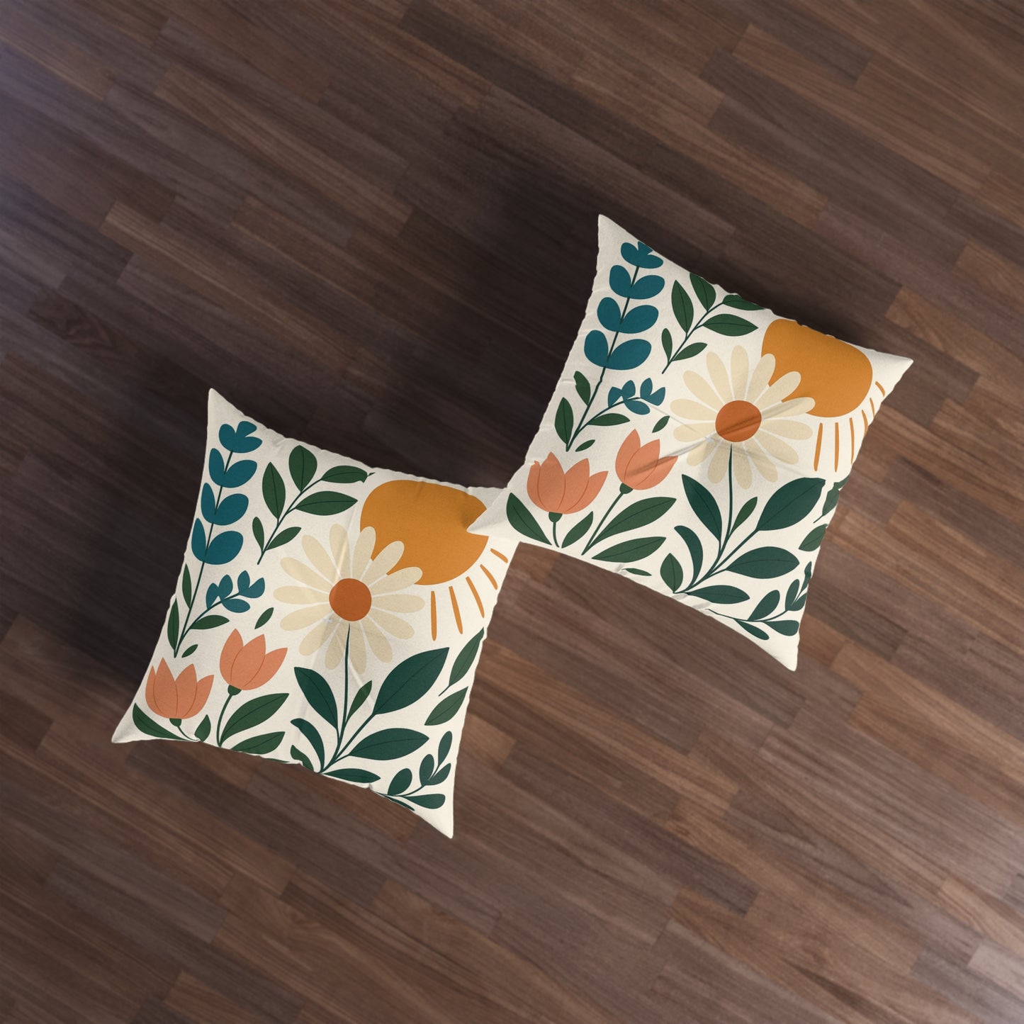Square Tufted Floor Pillow