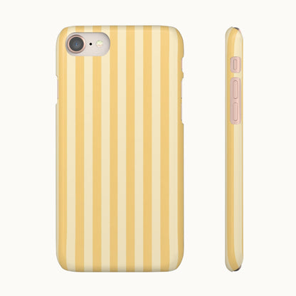 Buttercup Stripe Snap Phone Case