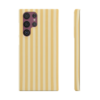 Buttercup Stripe Snap Phone Case