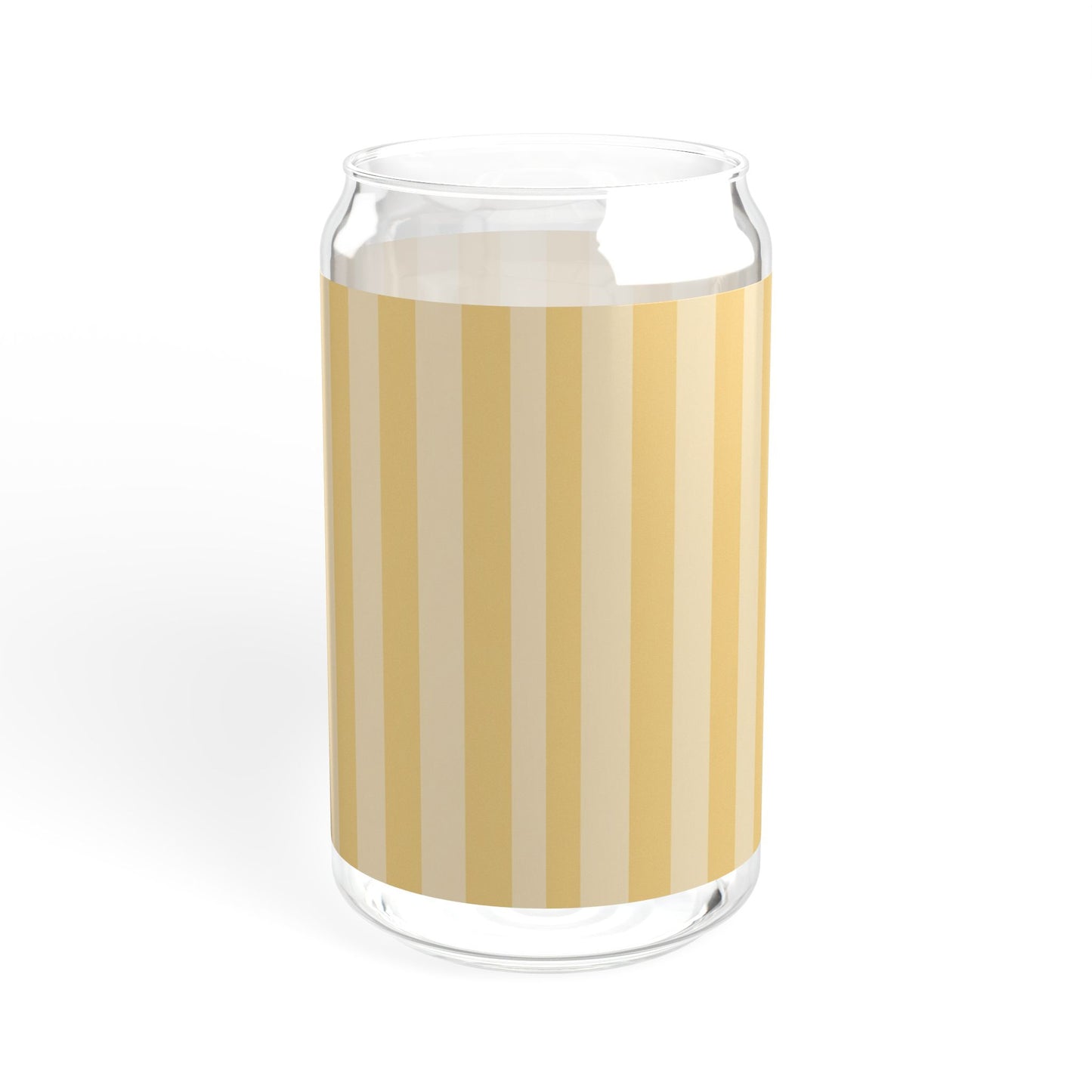 Buttercup Stripe Sipper Glass | 16oz