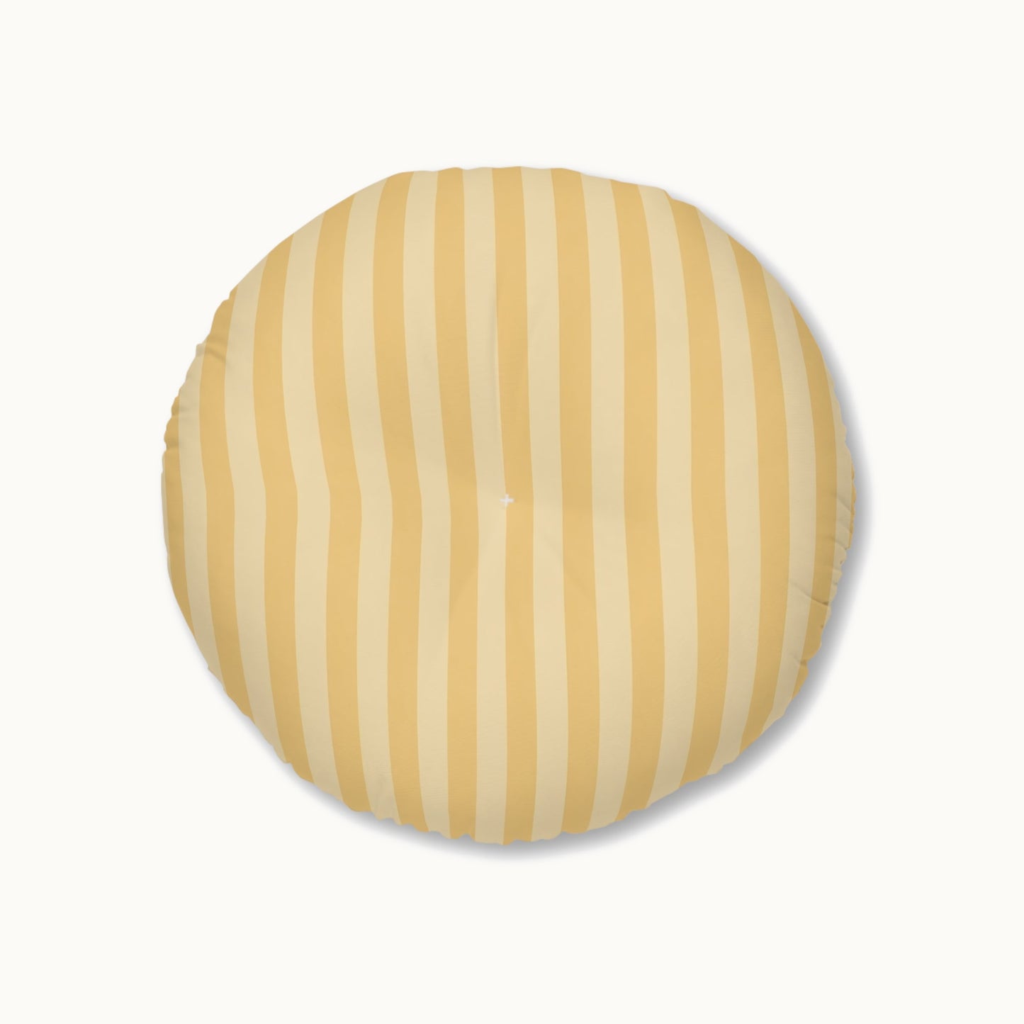 Buttercup Stripe Tufted Floor Pillow