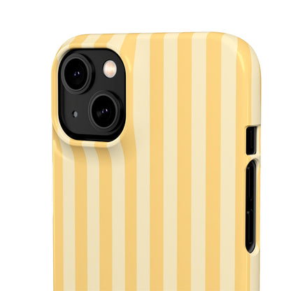 Buttercup Stripe Snap Phone Case