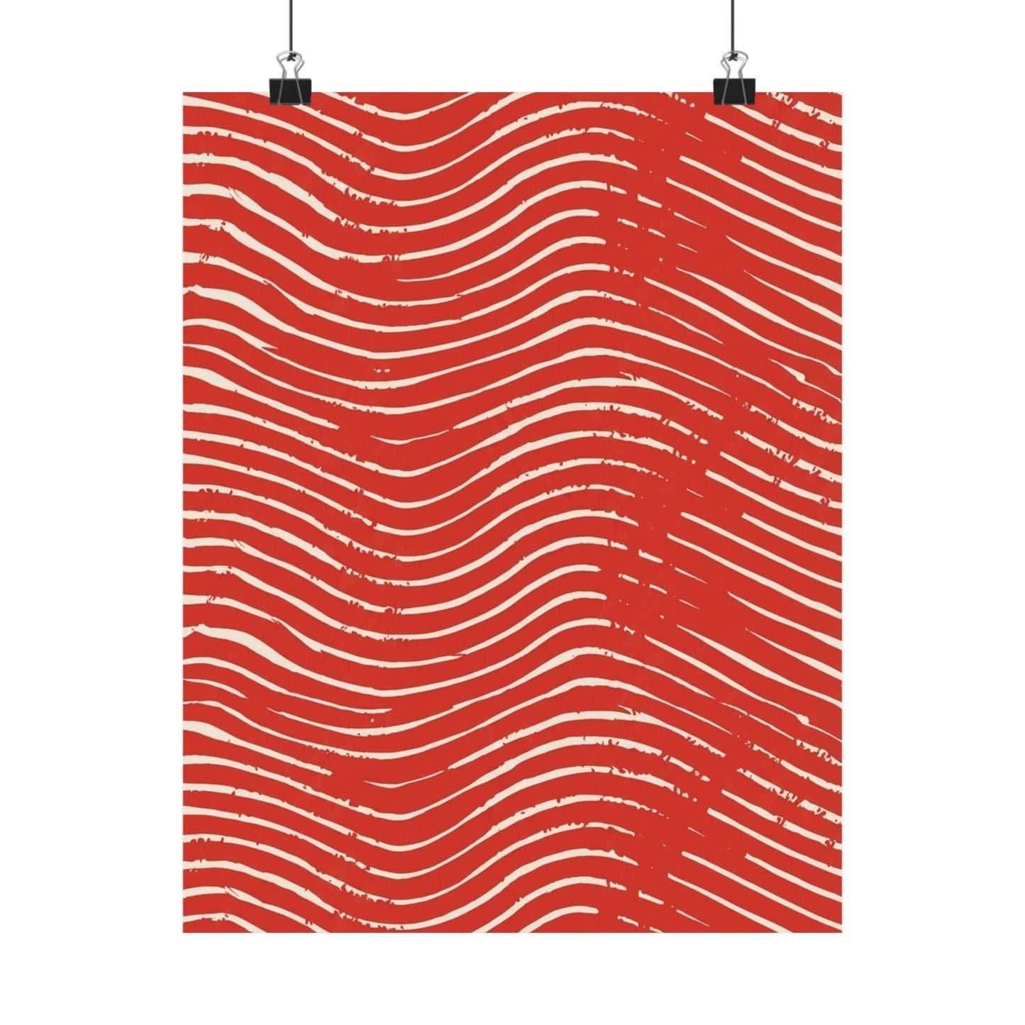 Scarlet Tide Art Poster