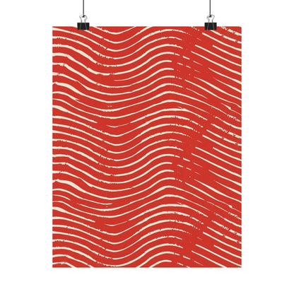 Scarlet Tide Art Poster