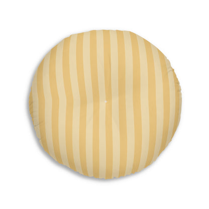 Buttercup Stripe Tufted Floor Pillow