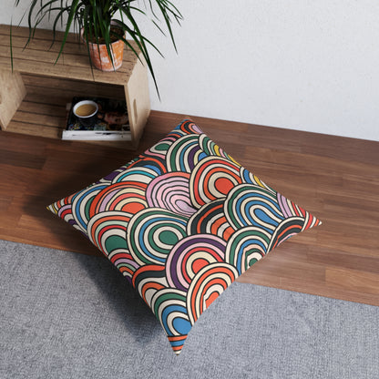 Square Tufted Floor Pillow