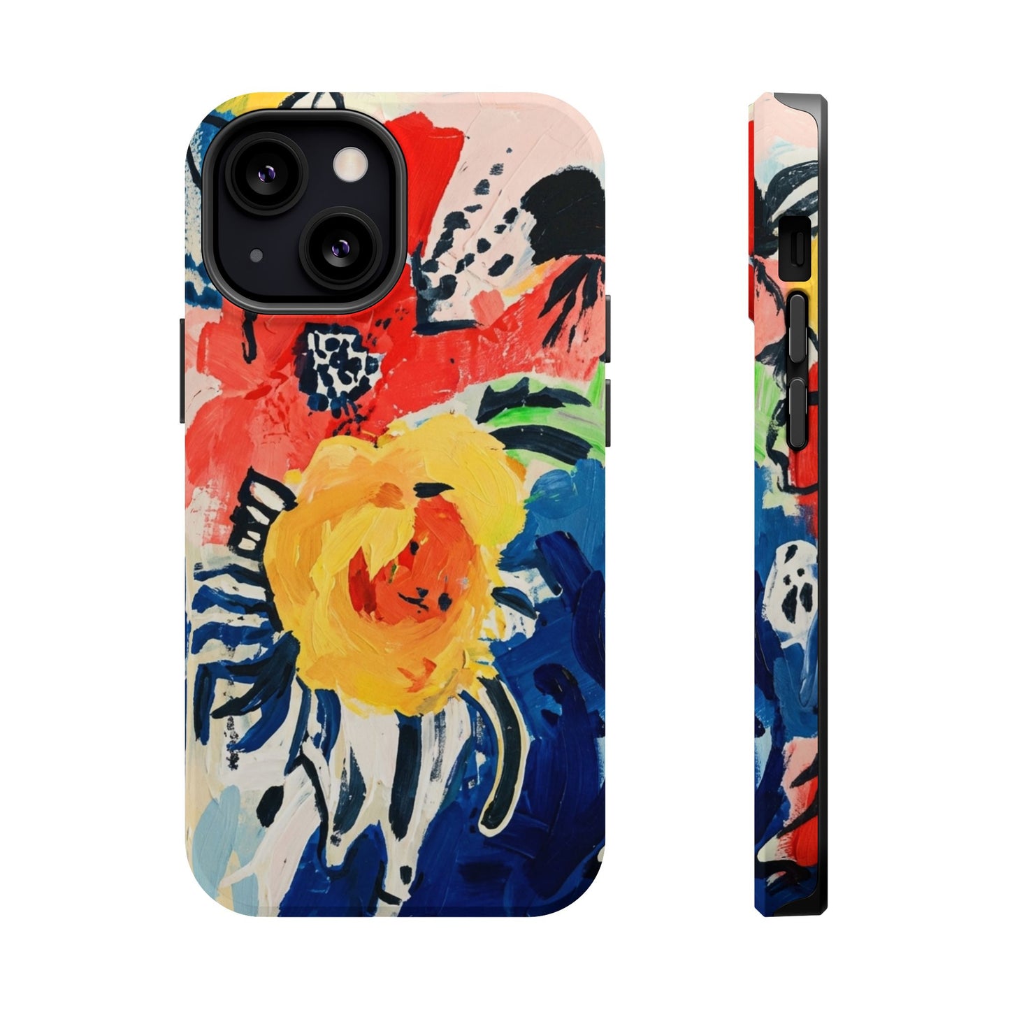 Abstract Flora Magnetic Phone Case