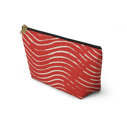 Scarlet Tide Accessory Pouch with T-bottom