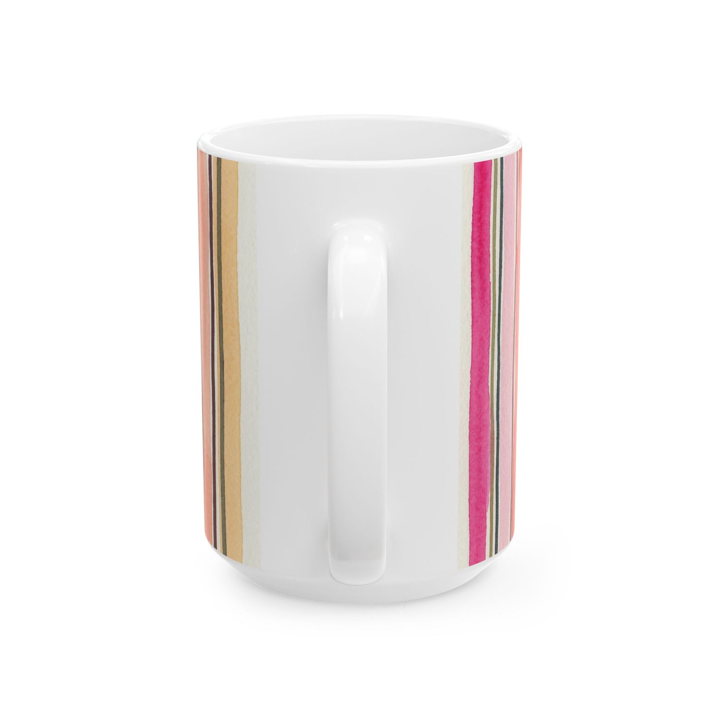Summer Stripe Ceramic Mug