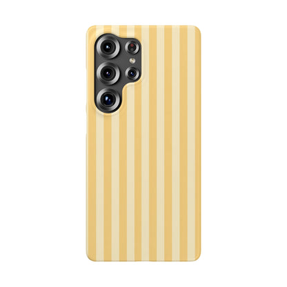 Buttercup Stripe Snap Phone Case