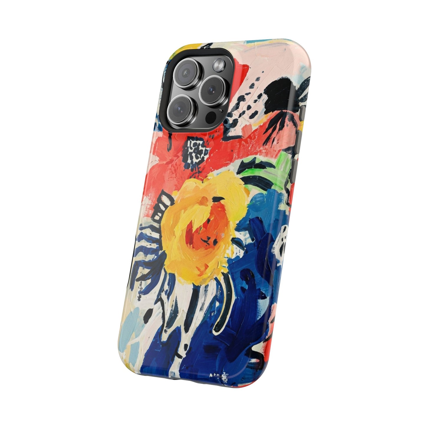 Abstract Flora Magnetic Phone Case