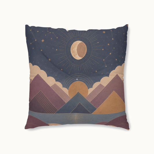 Celestial Vale Square Tufted Floor Pillow