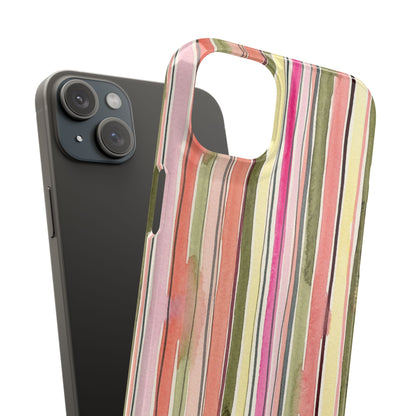 Summer Stripe Snap Phone Case
