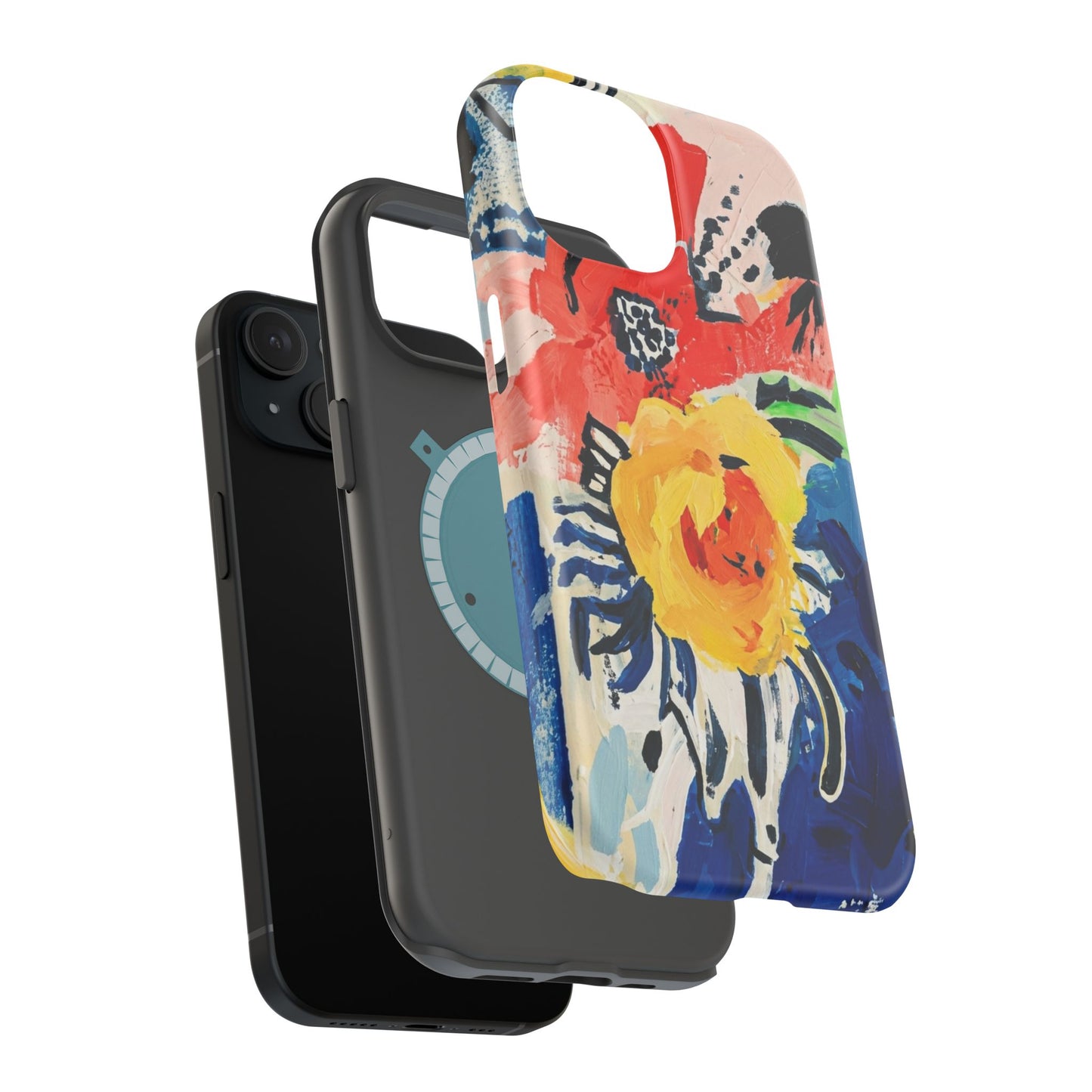 Abstract Flora Magnetic Phone Case
