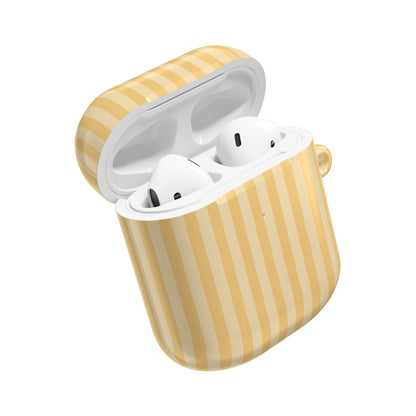 Buttercup Stripe AirPod Cases
