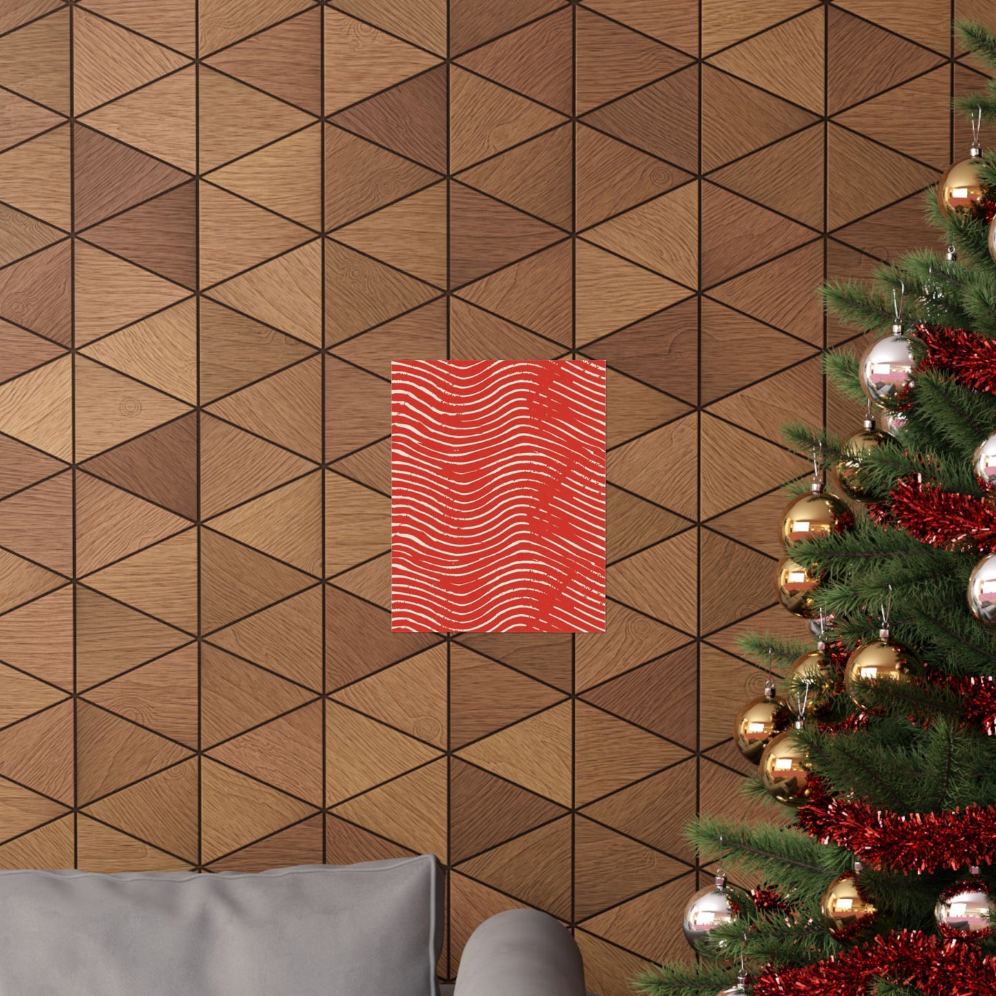 Scarlet Tide Art Poster