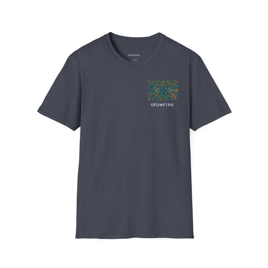Geo Pattern Unisex Softstyle T-Shirt | Casual Everyday Tee, Graphic Shirt, Gift for Him/Her, Trendy Wear, Artsy Style (Pattern 04)