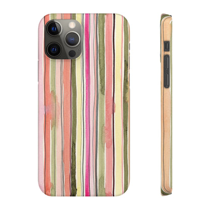 Summer Stripe Snap Phone Case
